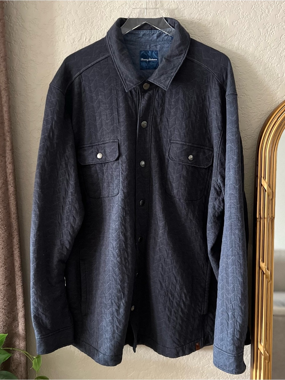 Tommy Bahama Men's Cobble Hill CPO Shirt Jacket Size 3XLT